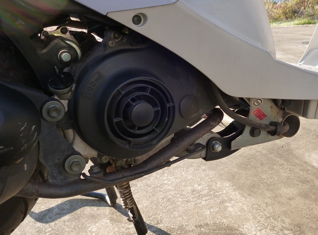 マフラー、フレームのさび